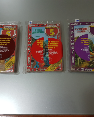 3 Librigame anni 80 I Fantastici 5 completi