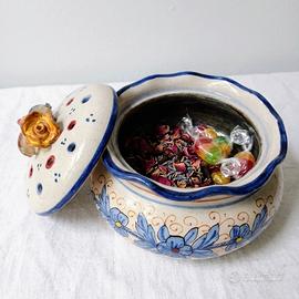 Vaso Pot Pourri Ceramica Deruta Vintage