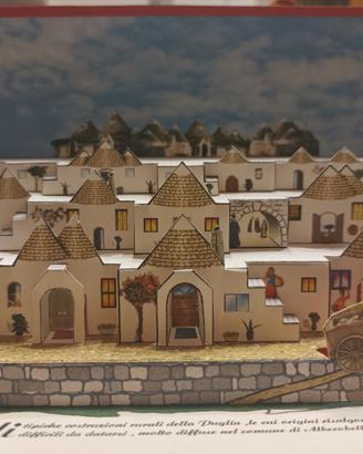 cartolina Pop Up Trulli di Alberobello 