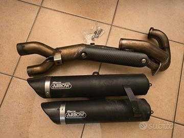 fantic caballero 500  arrow exhaust racing