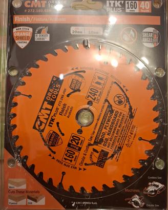 Lama circolare Ø160 Z40 F20 per  Legno 9500- CMT