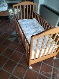 lettino legno cm 70x133x102