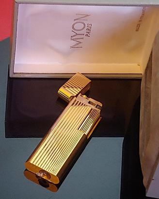 Accendino di Lusso MYON Paris – Placcato Oro – BOX