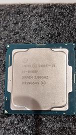 Processore Intel core i5 9400f con dissipatore