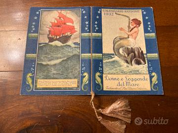 Calendario Satinine 1932 “Donne Leggende del Mare”