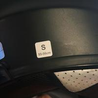 Casco HJC nero opaco con visiera nera