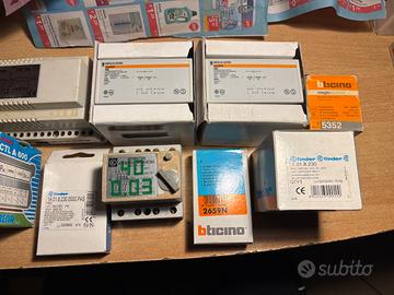 Lotto Materiale Elettrico Misto Nuovo e Usato