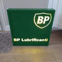 Insegna luminosa BP lubrificanti officina garage 