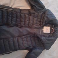 Giubbotto Moncler bimba blu 7-8 anni perfetto