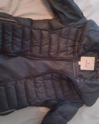 Giubbotto Moncler bimba blu 7-8 anni perfetto