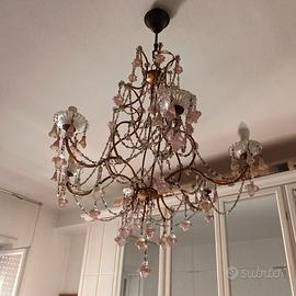 Lampadario vetro murano