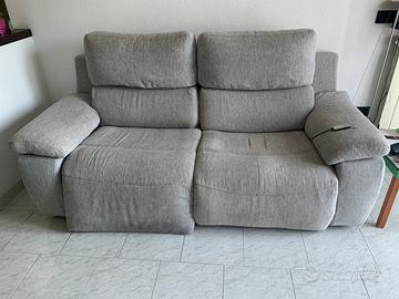 divano tessuto 3 posti con 1 relax