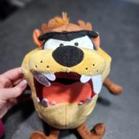 Peluche Taz (Looney Tunes).Nuovo.(28 cm x 24 cm)