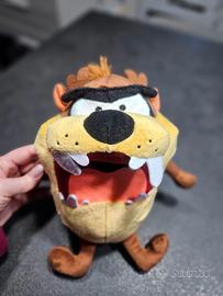 Peluche Taz (Looney Tunes).Nuovo.(28 cm x 24 cm)