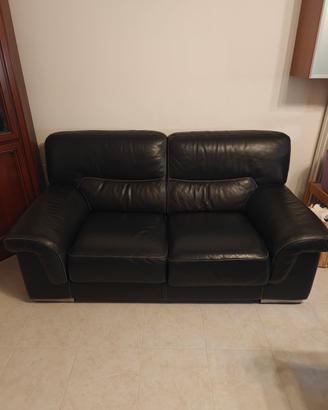  divano in vera pelle 