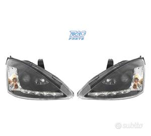 FARI FORD FOCUS 98-01 LUCE DIURNA FONDO NERO