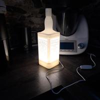 lampada jack daniel’s iconica a led, usb
