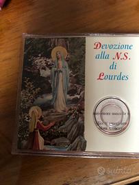 Santino madonnina lourdes originale