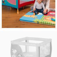 Lettino da viaggio quadrato