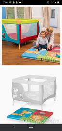 Lettino da viaggio quadrato