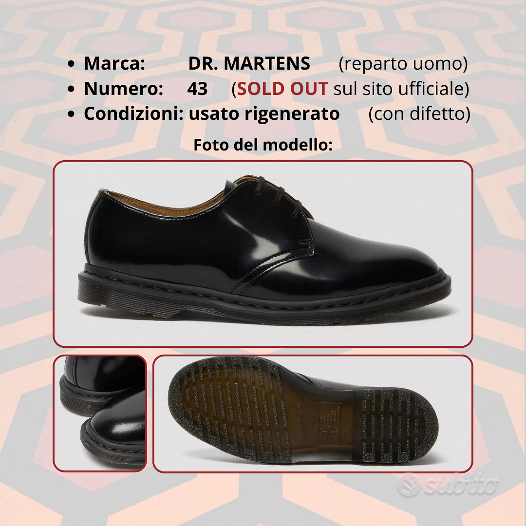 Dr martens 2025 43 usati