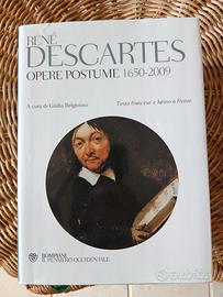 Descartes Opere postume Bompiani testo a fronte 