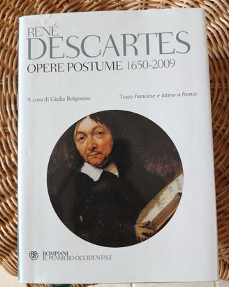 Descartes Opere postume Bompiani testo a fronte 