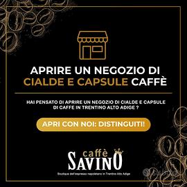 Negozio specializzato caffè in cialde e capsule