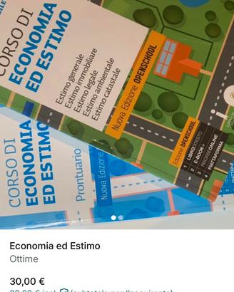 Estimo ed economia, utilissimi per corso CAT