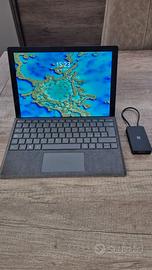 Microsoft Surface Pro 7+Cover tastiera+TravelHUB
