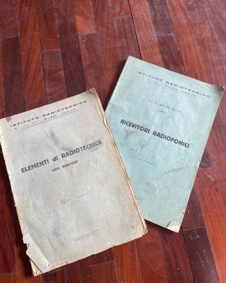 Libri vintage di Radiotecnica
