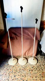 ASTA MICROFONICA k&m BIANCA disponibili 3 pezzi