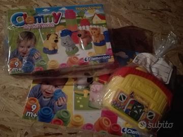 CLEMMY Happy Animals+Happy Farm CLEMENTONI mesi 6+