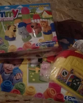 CLEMMY Happy Animals+Happy Farm CLEMENTONI mesi 6+