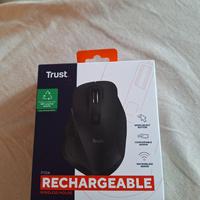 Mouse wireless ricaricabile linee convesse