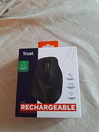Mouse wireless ricaricabile linee convesse