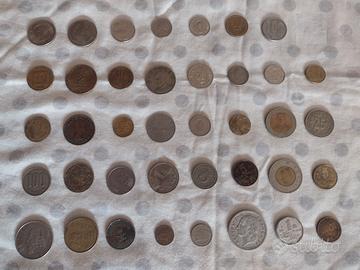 collezione 39 monete circolate da paesi diversi