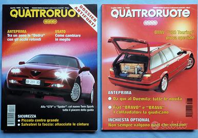 Quattroruote 1995 Prova ALFA GTV V6 TURBO e SPIDER