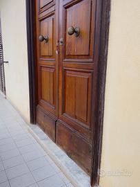 1 portoncino + 6 porte in legno  con 3