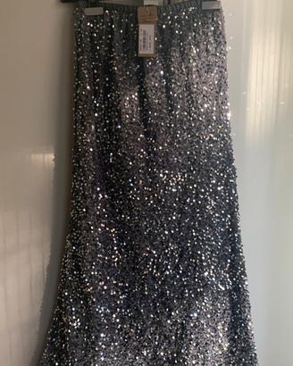 Gonna lunga con paillettes