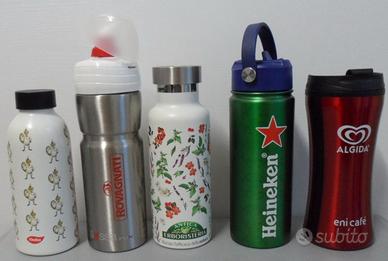 Borracce termiche NUOVE nr.5- mai usate,4 acciaio.