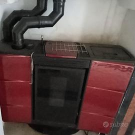 Stufa a pellet Dal Zotto Shara bordeaux-funziona
