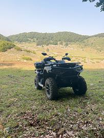 Quad CF 625 touring targa gialla