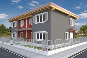 Piccola palazzina nuova con 4 appartamenti