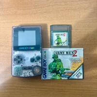 Nintendo Game Boy Color Trasparente + Army Men 2