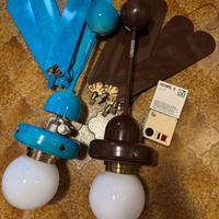 2 LAMPADARI CON PALE