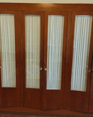 Armadio vintage in legno 6 ante