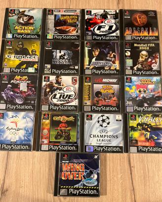 Lotto Sony PlayStation 1 PS1 17 giochi