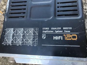 Philips hi-fi 120 Amplificatore equalizer booster