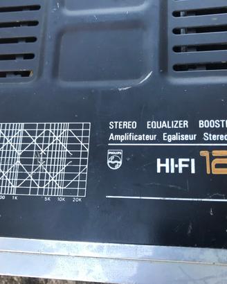 Philips hi-fi 120 Amplificatore equalizer booster